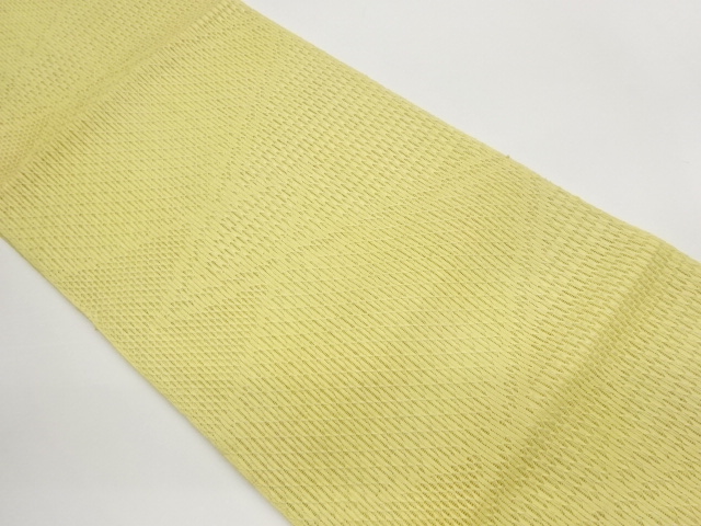 Nagoya obi for summer use, woven in a variant weave with a water chestnut patter